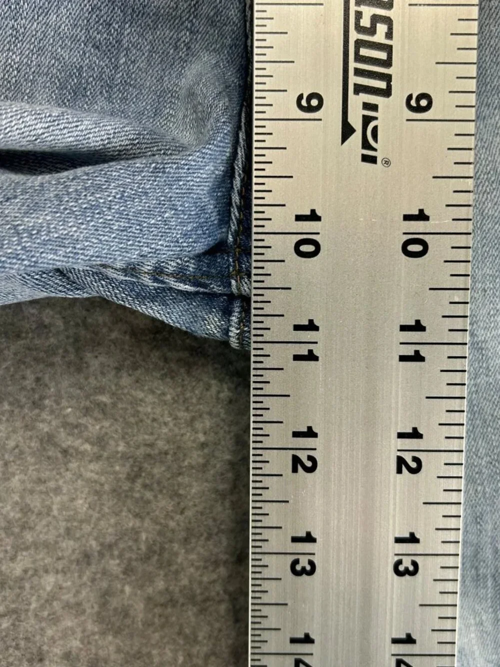Wrangler Straight Fit Jeans Mens 36x29 Light Blue Denim Stretch Mid Rise Western